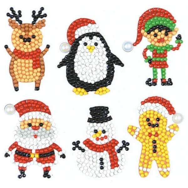 Holiday Diamond Painting Sticker Set product photo