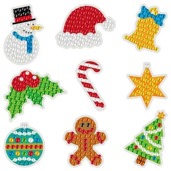 Gingerbread Man Diamond Painting Sticker Set product photo