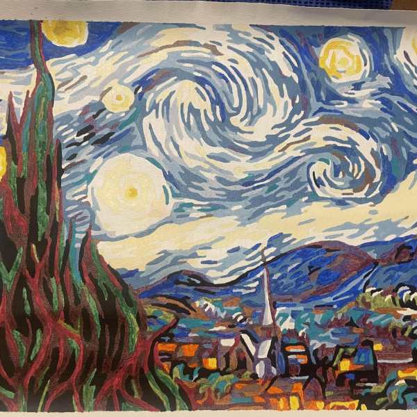 Alternative view of Starry Night Paint by Numbers Kit