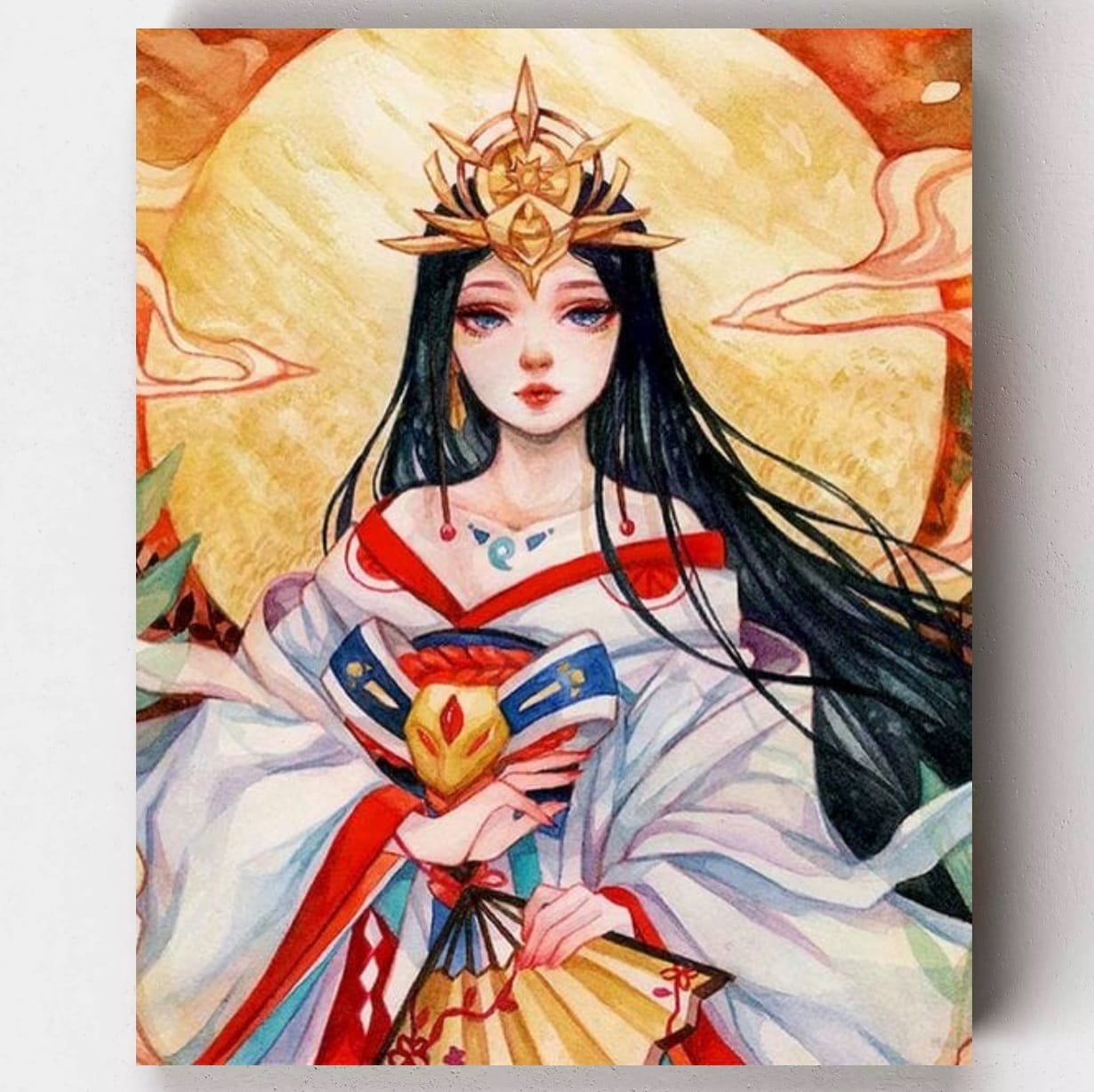 Japanese Princess Paint by Numbers