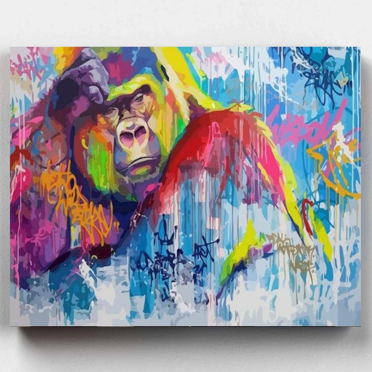 Graffiti Gorilla Paint by Numbers