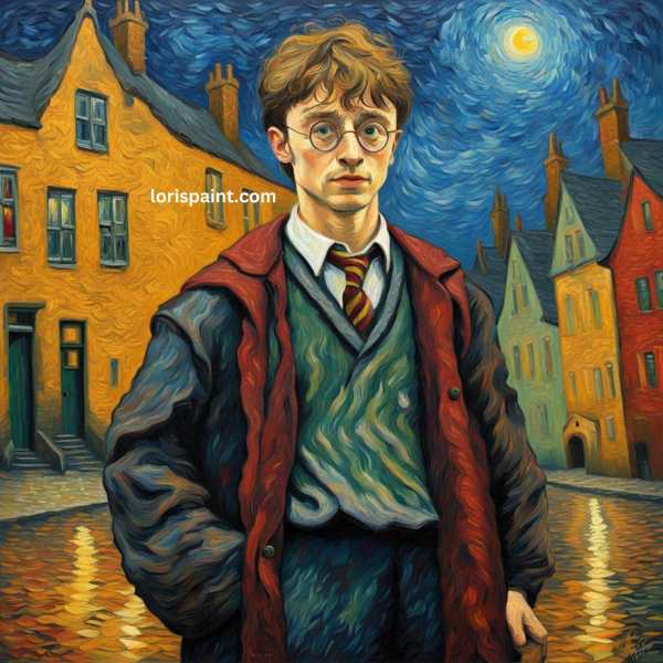 Daniel Radcliffe by Van Gogh Paint by Numbers Kit