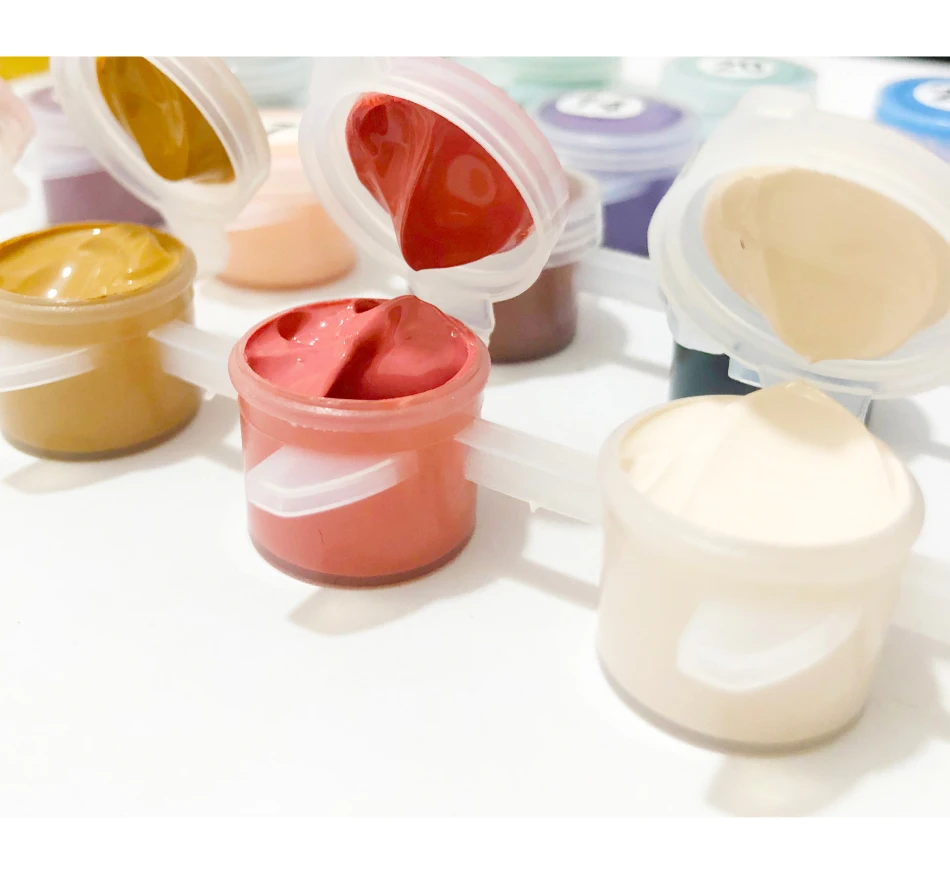 Small Japanese Hut Paint by Numbers - Image 2