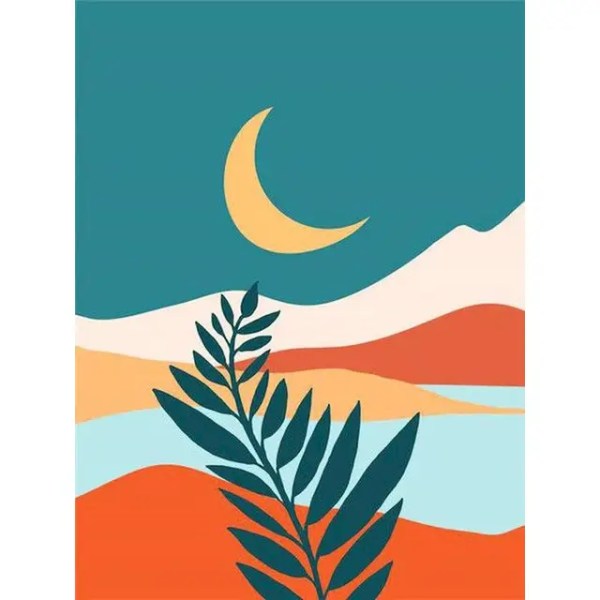 Moonlight Sonata Paint by Numbers